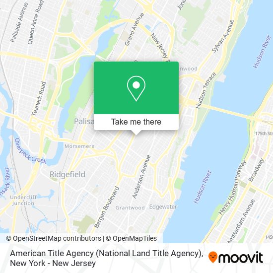 Mapa de American Title Agency (National Land Title Agency)