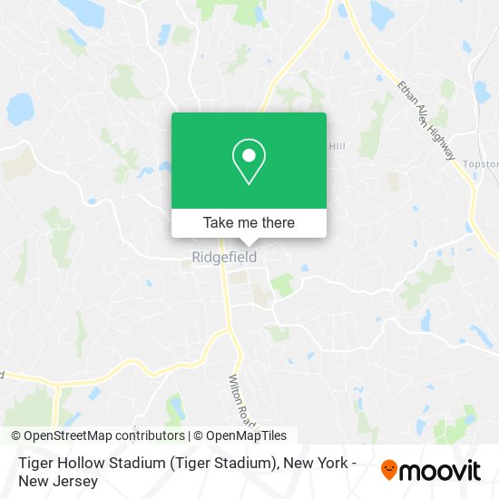 Mapa de Tiger Hollow Stadium (Tiger Stadium)