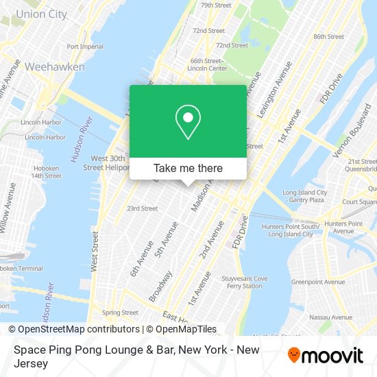 Mapa de Space Ping Pong Lounge & Bar