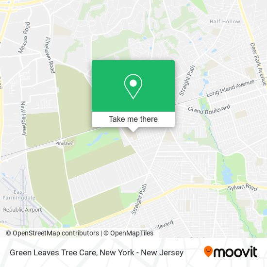 Green Leaves Tree Care map