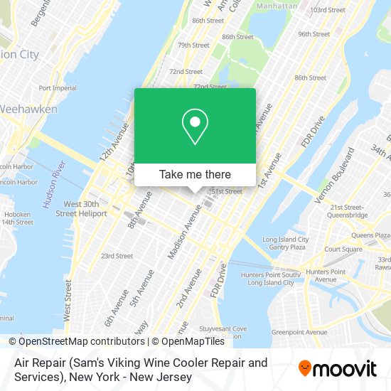 Air Repair (Sam's Viking Wine Cooler Repair and Services) map