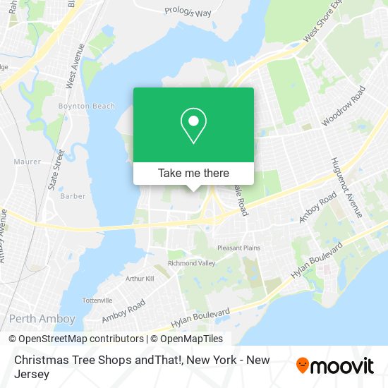 Christmas Tree Shops andThat! map