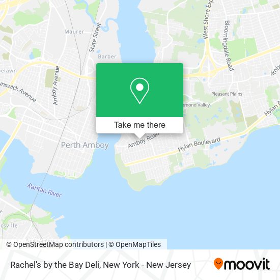 Rachel's by the Bay Deli map