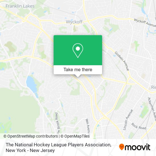 Mapa de The National Hockey League Players Association