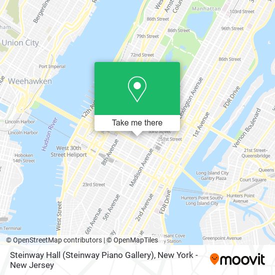 Steinway Hall (Steinway Piano Gallery) map