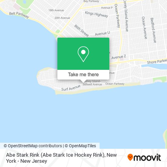 Mapa de Abe Stark Rink (Abe Stark Ice Hockey Rink)