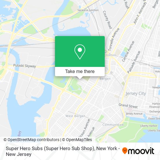 Mapa de Super Hero Subs (Super Hero Sub Shop)
