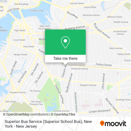 Mapa de Superior Bus Service (Superior School Bus)