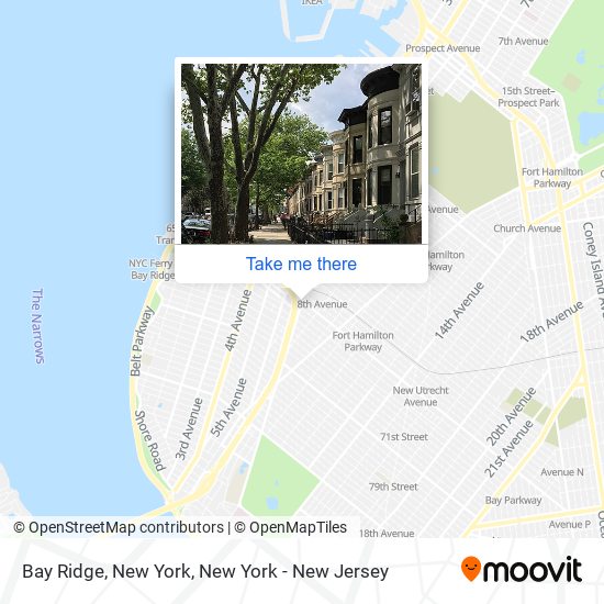 Bay Ridge, New York map