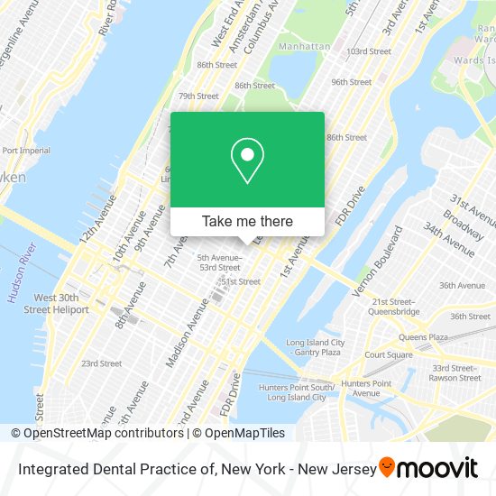 Mapa de Integrated Dental Practice of