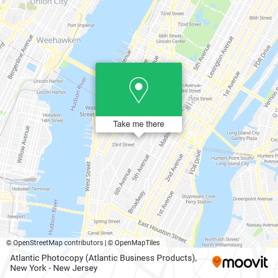 Mapa de Atlantic Photocopy (Atlantic Business Products)