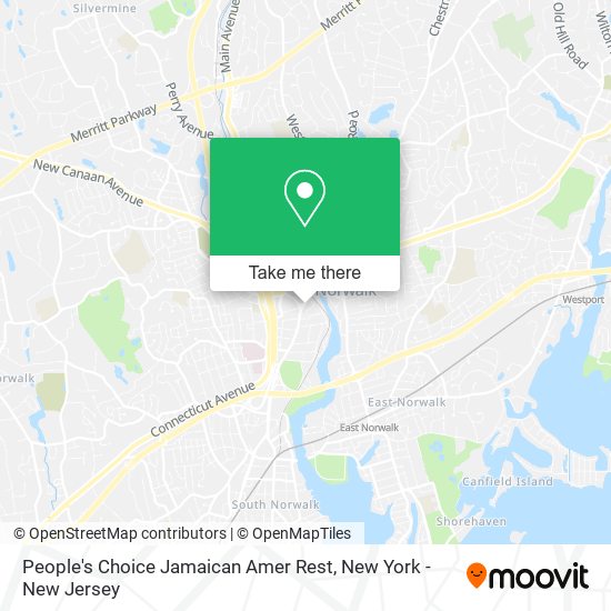 Mapa de People's Choice Jamaican Amer Rest