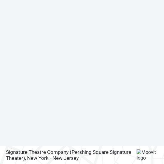 Mapa de Signature Theatre Company (Pershing Square Signature Theater)