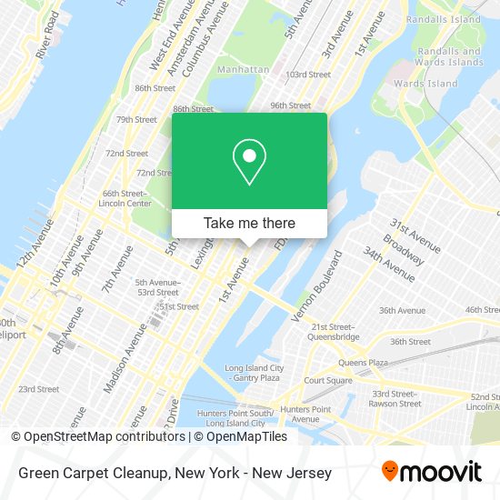 Green Carpet Cleanup map