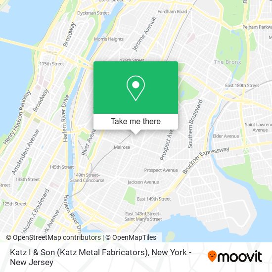 Katz I & Son (Katz Metal Fabricators) map