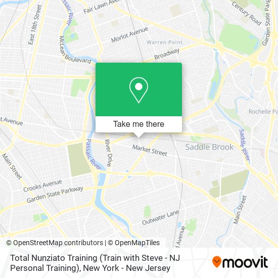 Mapa de Total Nunziato Training (Train with Steve - NJ Personal Training)