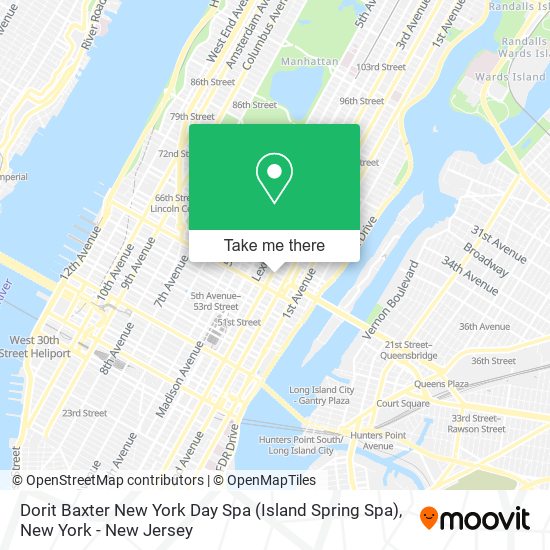 Dorit Baxter New York Day Spa (Island Spring Spa) map