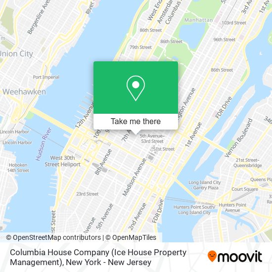 Mapa de Columbia House Company (Ice House Property Management)