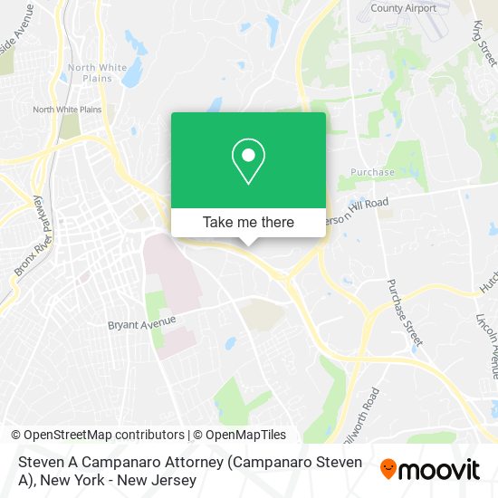 Steven A Campanaro Attorney map