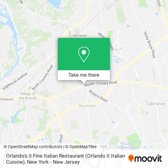 Orlando's II Fine Italian Restaurant (Orlando II Italian Cuisine) map