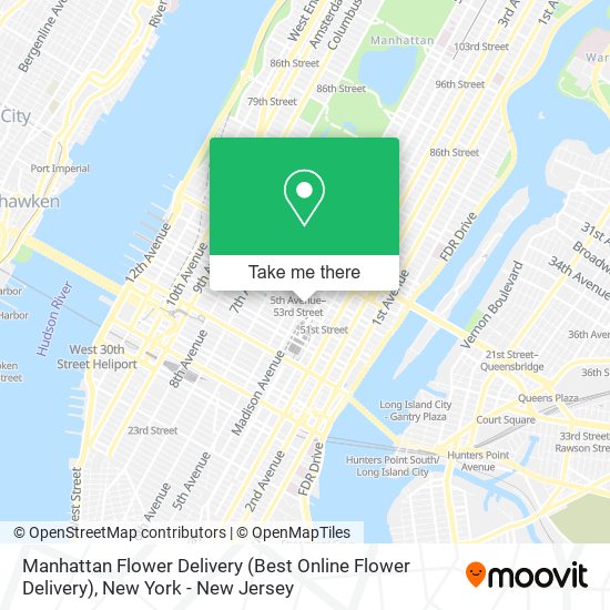 Manhattan Flower Delivery (Best Online Flower Delivery) map