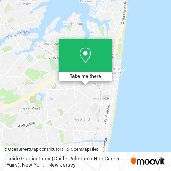 Guide Publications (Guide Pubations Hlth Career Fairs) map