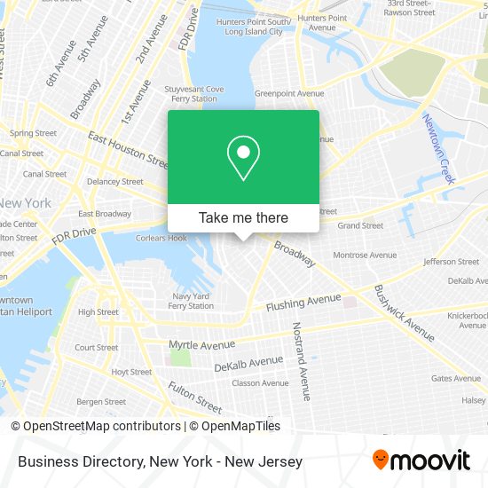 Business Directory map