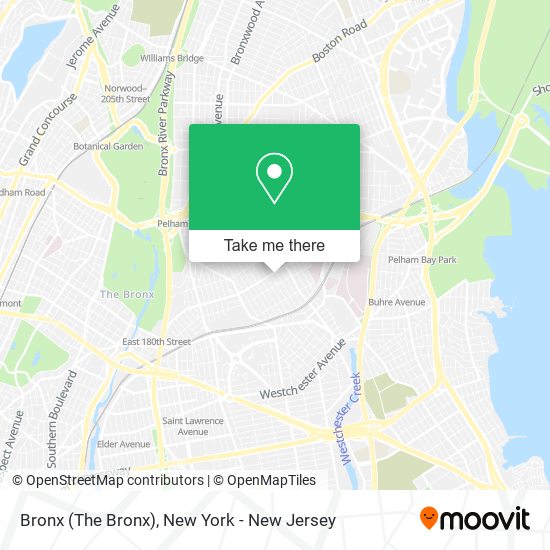 Mapa de Bronx (The Bronx)