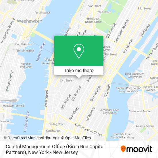 Mapa de Capital Management Office (Birch Run Capital Partners)