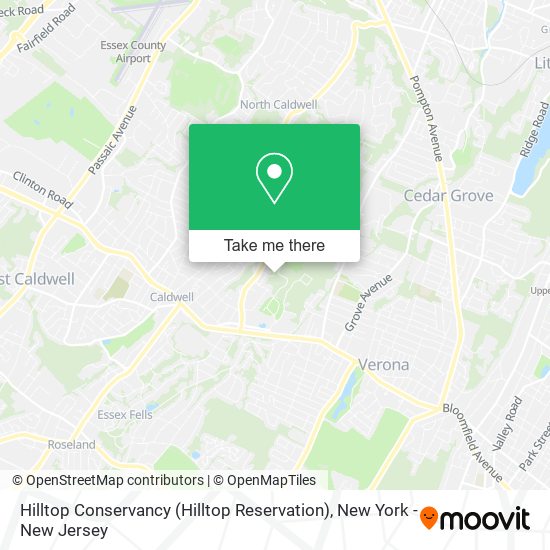 Mapa de Hilltop Conservancy (Hilltop Reservation)