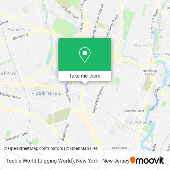 Mapa de Tackle World (Jigging World)