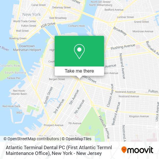Mapa de Atlantic Terminal Dental PC (First Atlantic Termnl Maintenance Office)