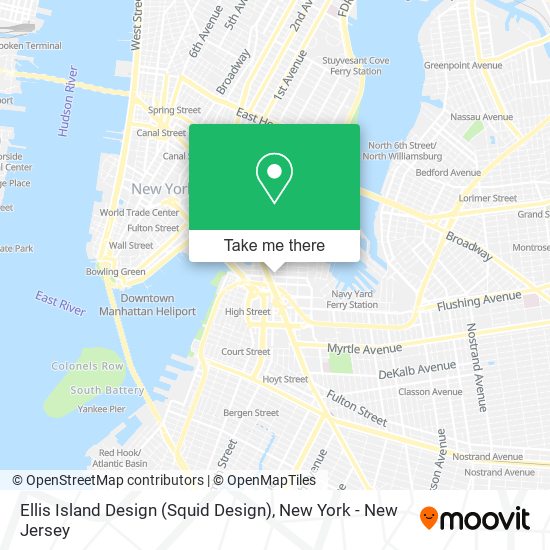 Ellis Island Design (Squid Design) map