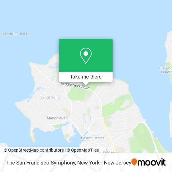 The San Francisco Symphony map
