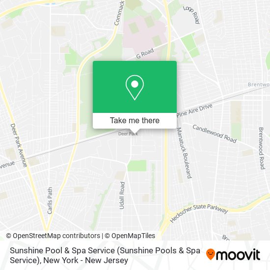 Sunshine Pool & Spa Service map