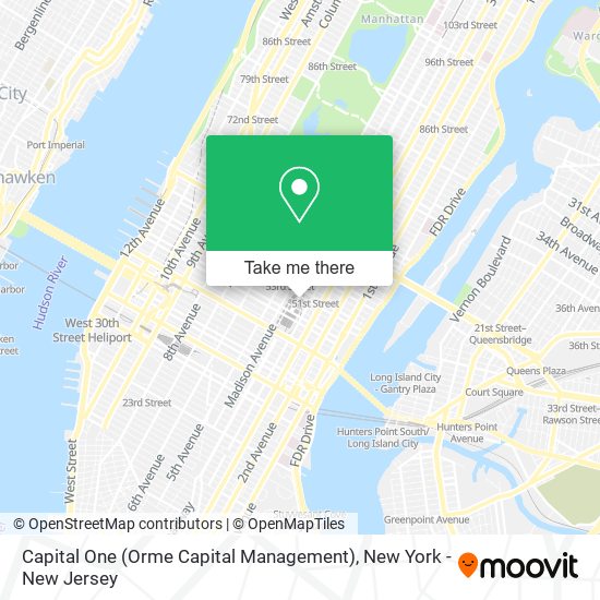 Capital One (Orme Capital Management) map