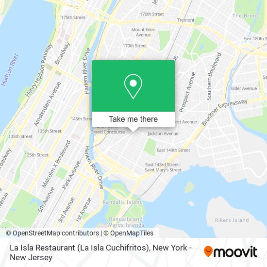 La Isla Restaurant (La Isla Cuchifritos) map