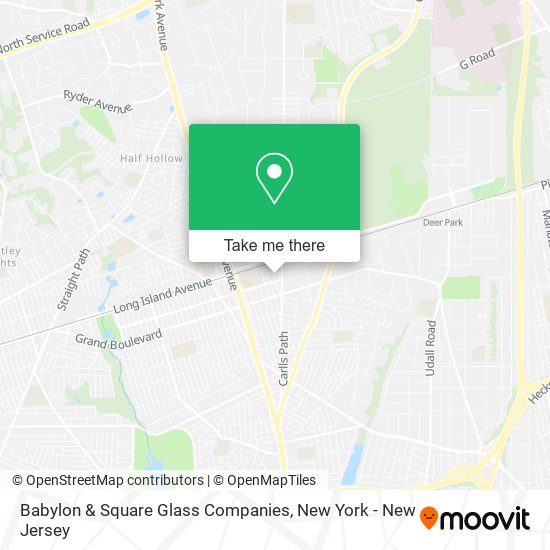 Mapa de Babylon & Square Glass Companies