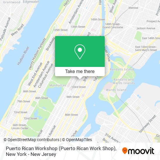 Mapa de Puerto Rican Workshop (Puerto Rican Work Shop)