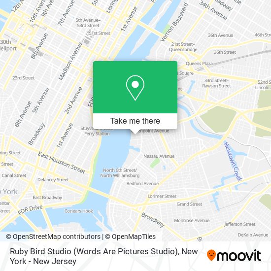 Ruby Bird Studio (Words Are Pictures Studio) map