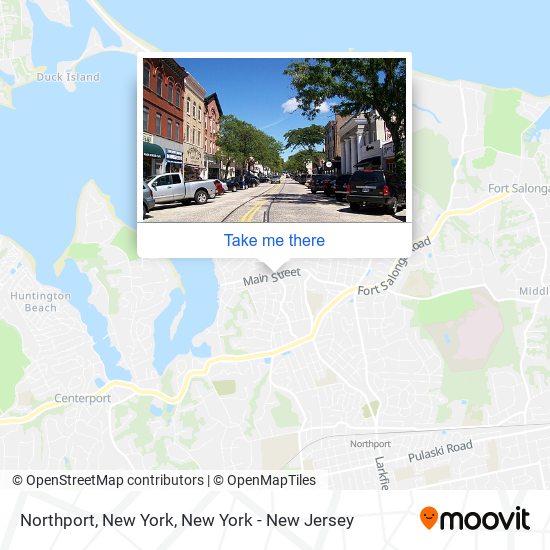 Mapa de Northport, New York