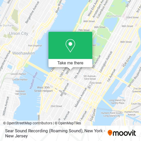 Sear Sound Recording (Roaming Sound) map