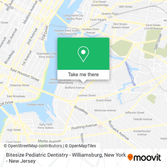 Mapa de Bitesize Pediatric Dentistry - Williamsburg