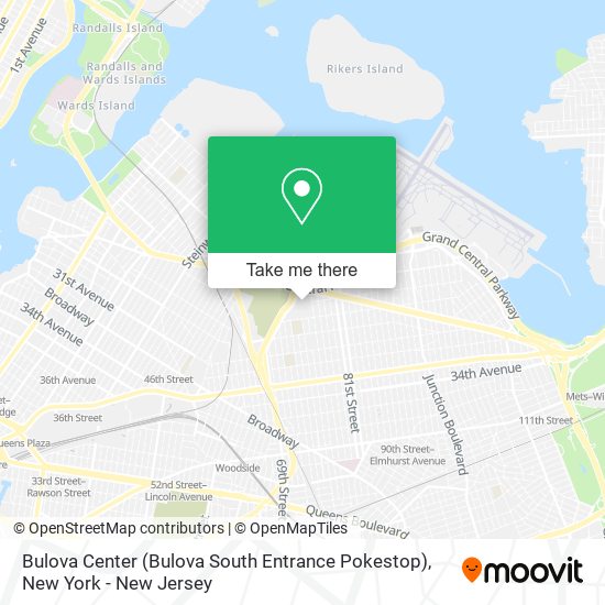 Mapa de Bulova Center (Bulova South Entrance Pokestop)