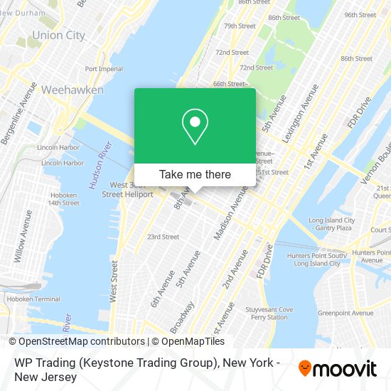 WP Trading (Keystone Trading Group) map