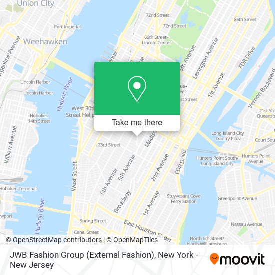 JWB Fashion Group (External Fashion) map