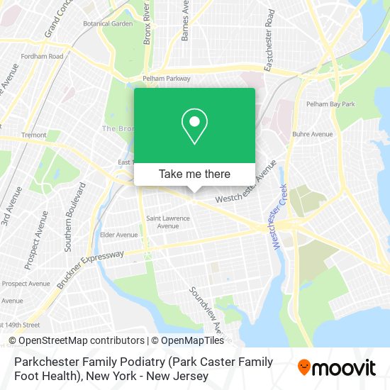 Parkchester Family Podiatry (Park Caster Family Foot Health) map