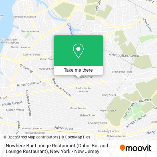 Nowhere Bar Lounge Restaurant (Dubai Bar and Lounge Restaurant) map