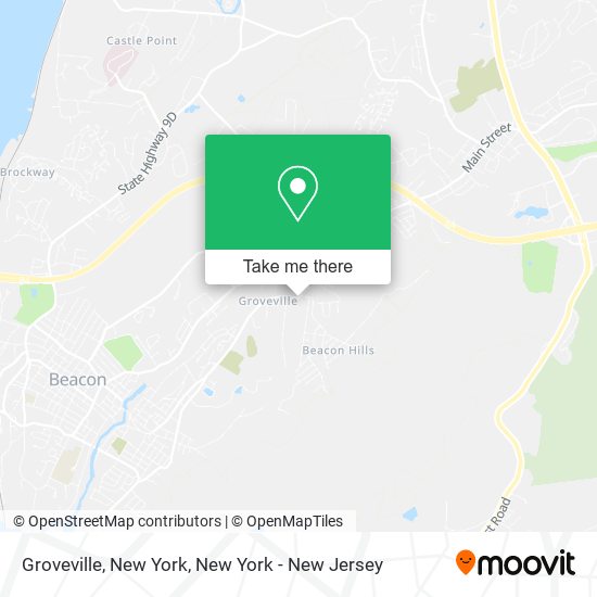 Groveville, New York map
