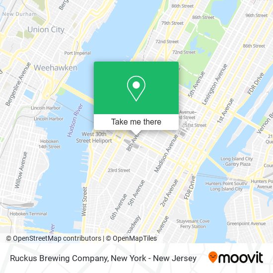 Mapa de Ruckus Brewing Company
